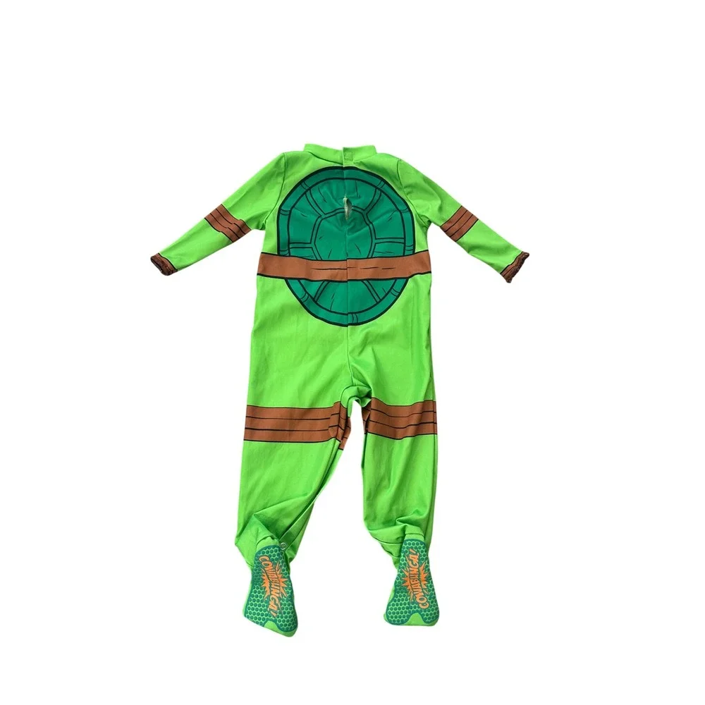Kids TMNT Teenage Mutant Ninja‎ Turtles Pajamas Costume Green Size 6-12 Months